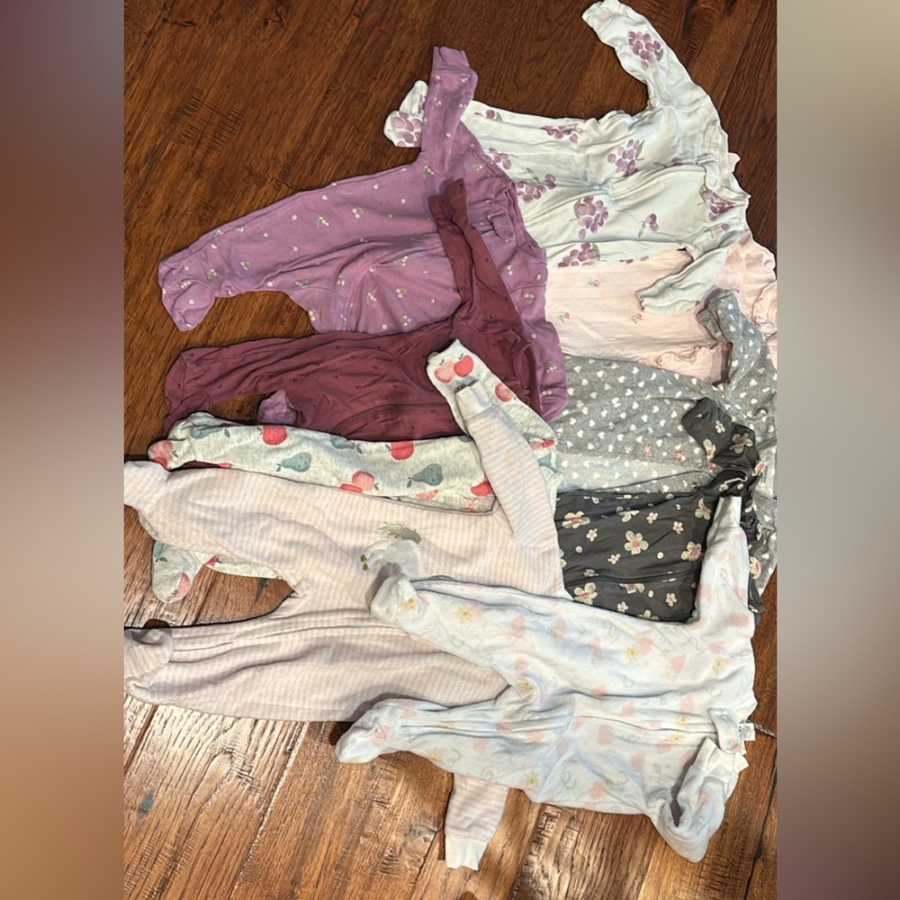 0-3 month baby pajamas